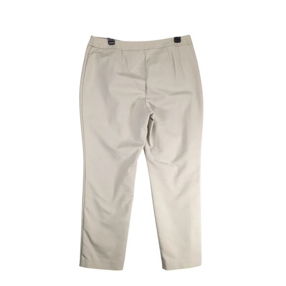 Chico's Flat Front Khaki Chino Ankle Pants Size 1.5= Women's M 10 Stretch 32x26 - Picture 2 of 10